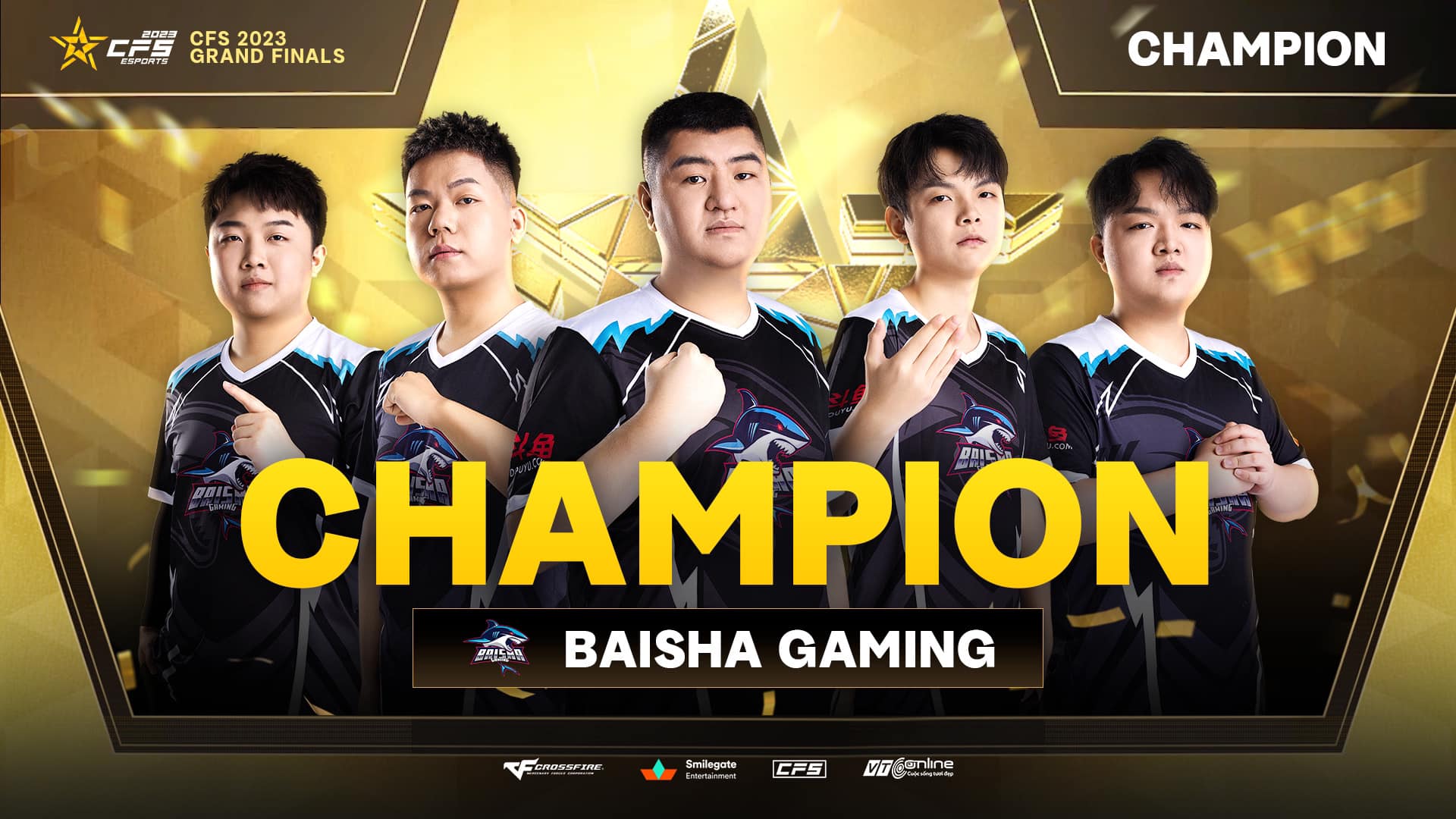 CFS 2023 Grand Final - Baisha Gaming bảo vệ thành công ngai vàng!