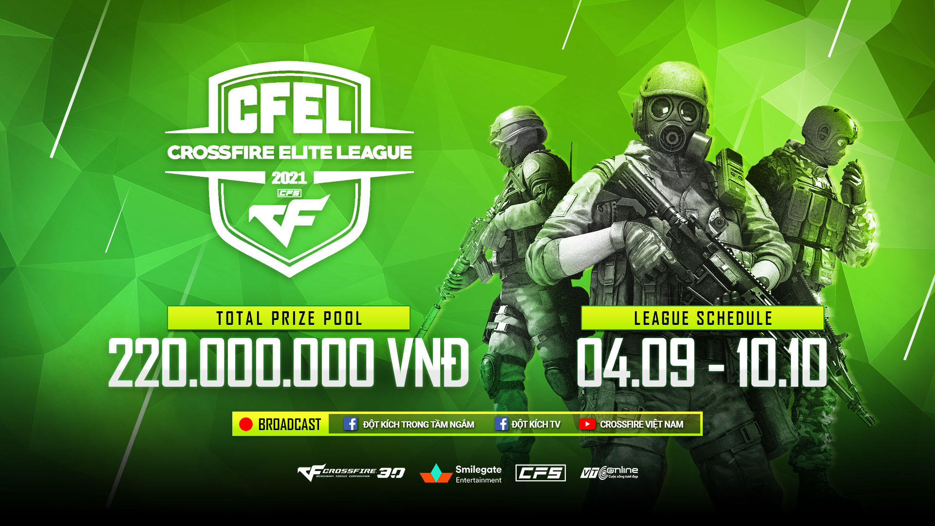 Công bố giải đấu Việt Nam CFEL 2021 Mùa 2