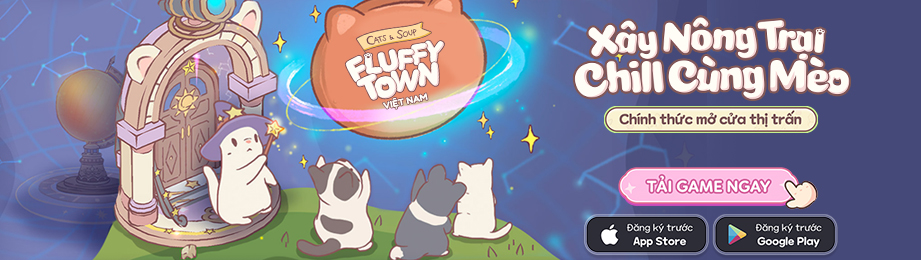 Banner MKT CATS & SOUP: FLUFFY TOWN