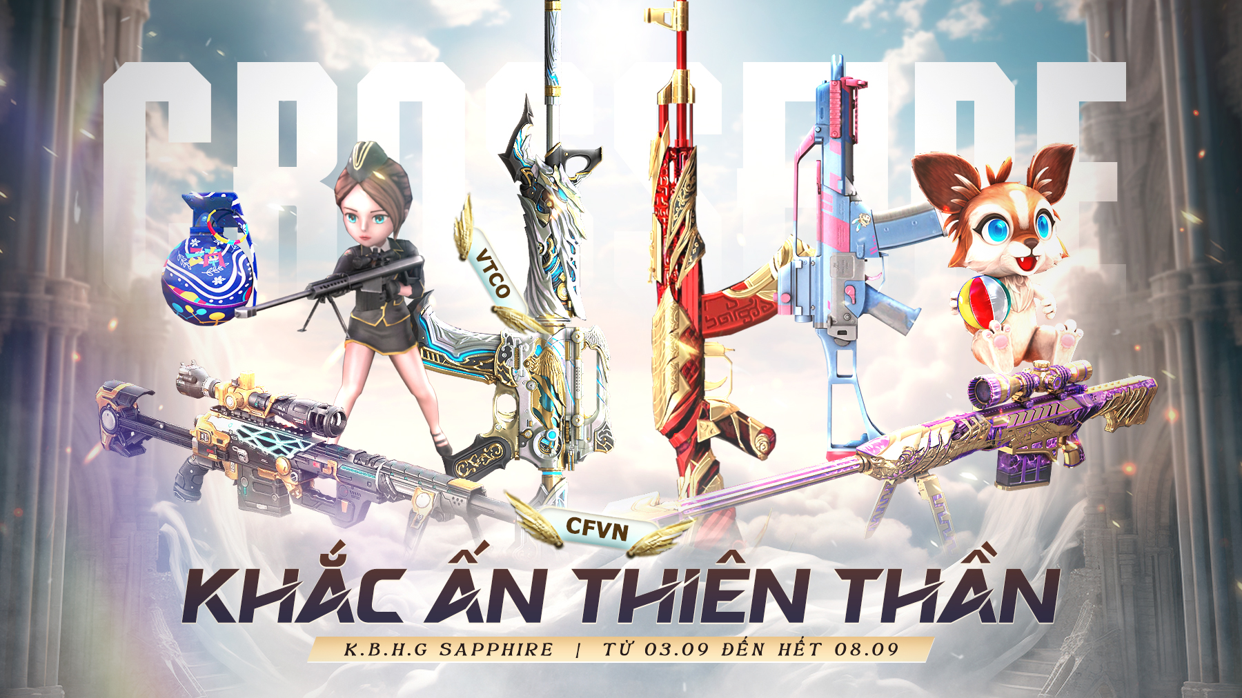 KHO BÁU HOÀNG GIA KHẮC ẤN THIÊN THẦN M4A1-S-ANGELIC BEST-RELIC