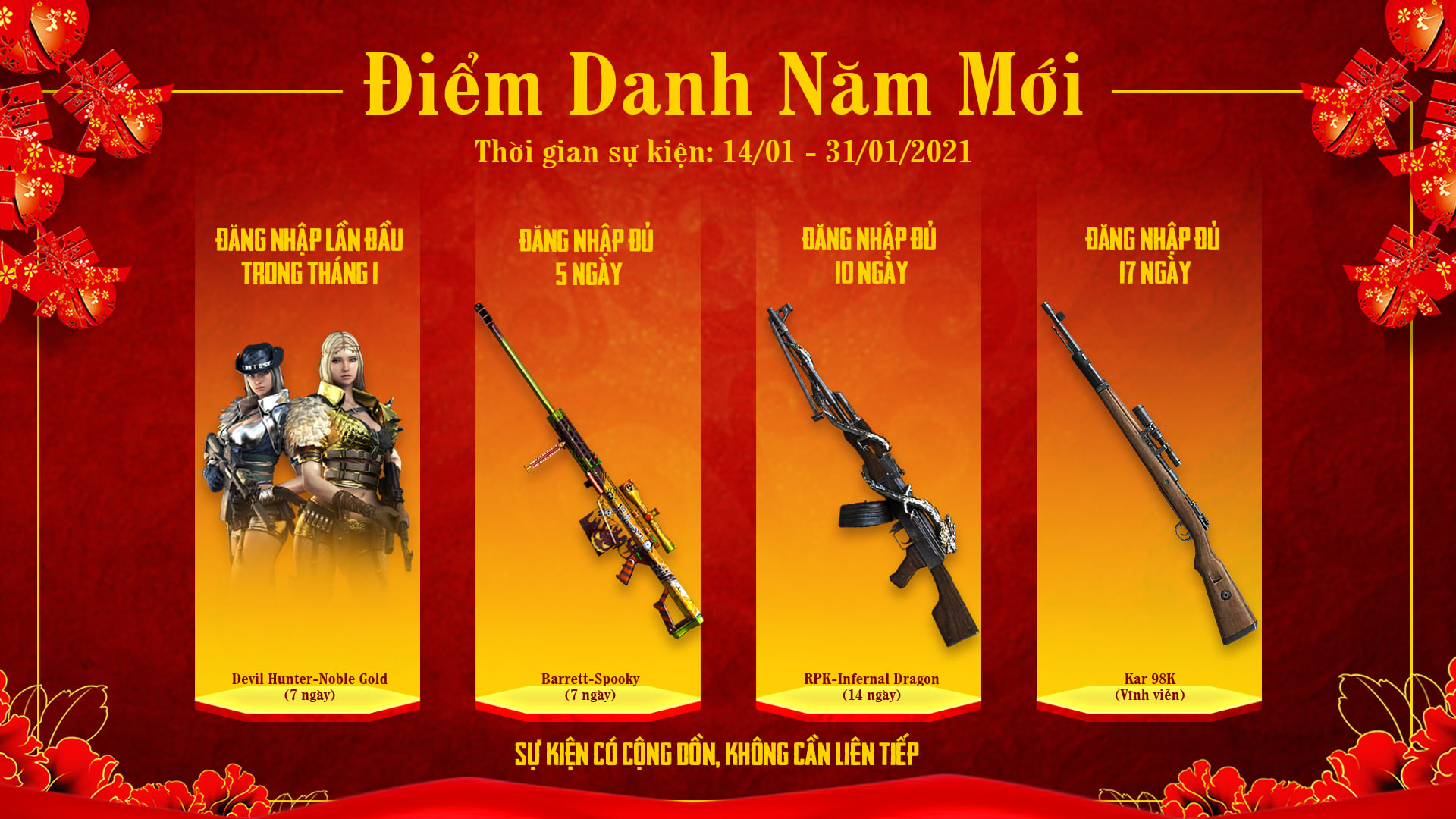 [SỰ KIỆN]CHUỖI CHÀO MỪNG NĂM MỚI 14/01/2021 - 31/01/2021