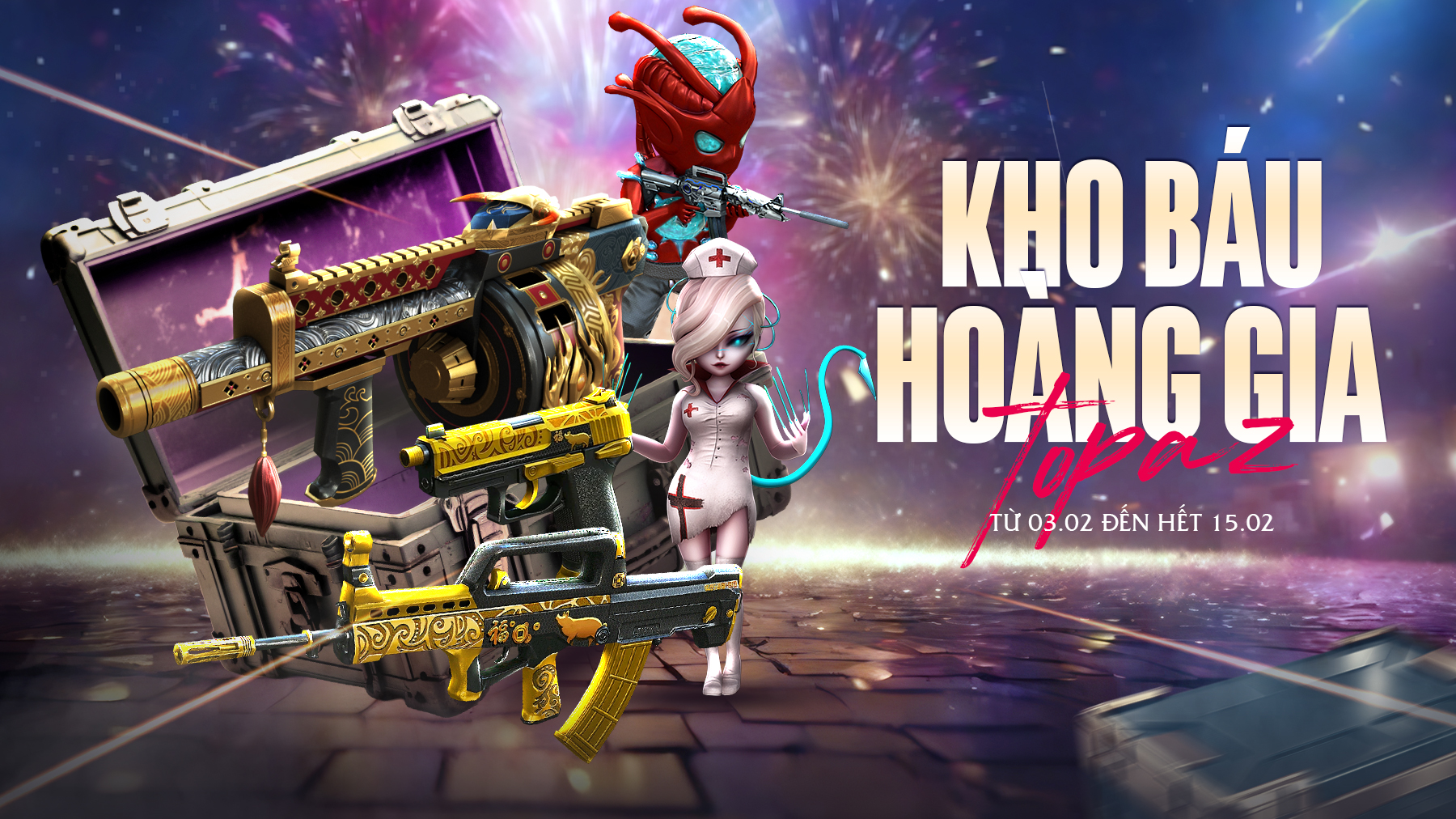 KHO BÁU HOÀNG GIA TOPAZ ARMSEL STRIKER IGNITE CHÍNH THỨC TRỞ LẠI