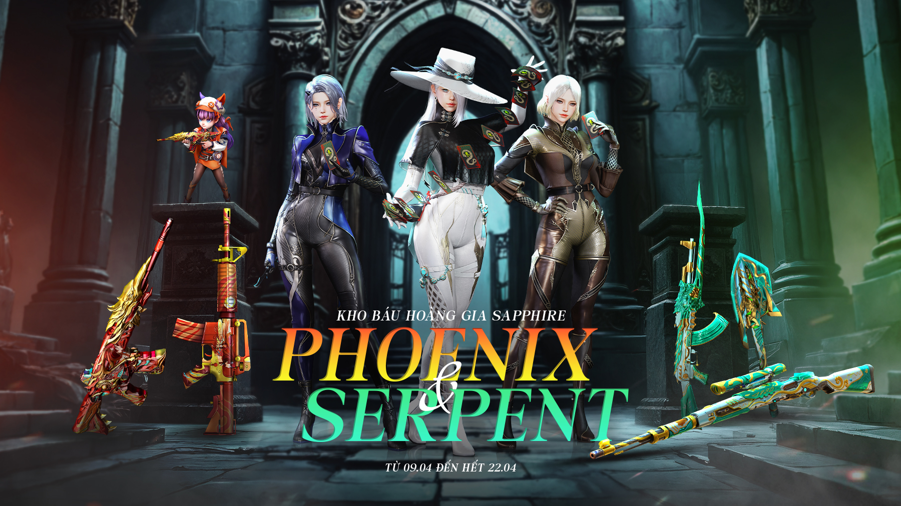 RA MẮT KHO BÁU HOÀNG GIA SAPPHIRE PHOENIX & SERPENT 