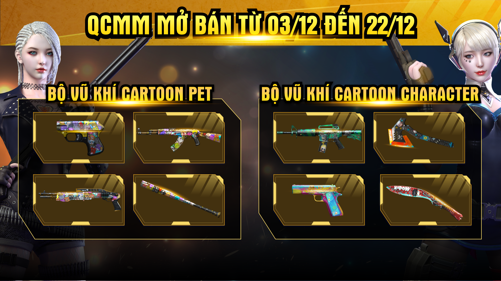MỞ BÁN 2 QCMM CARTOON PET NGỘ NGHĨNH