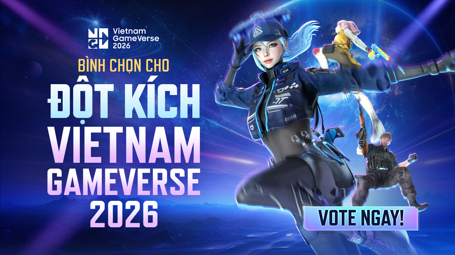 ĐỘT KÍCH GÓP MẶT TẠI VIETNAM GAMEVERSE 2026 