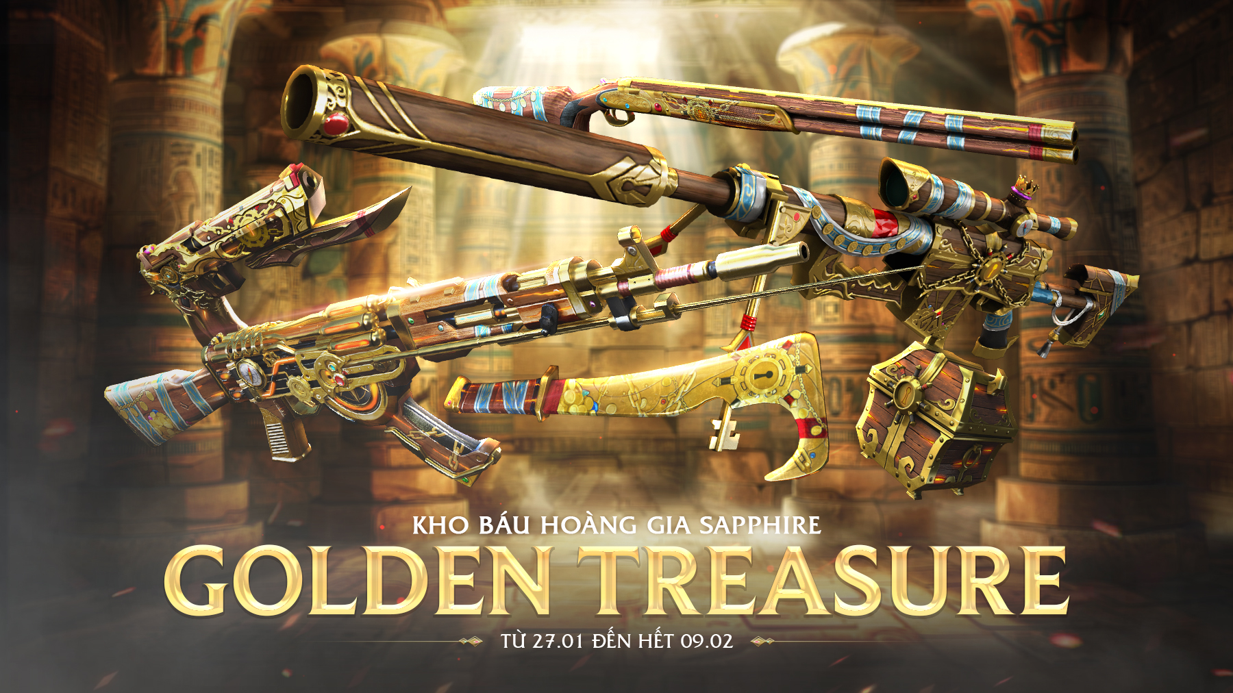 KHO BÁU HOÀNG GIA SAPPHIRE GOLDEN TREASURE