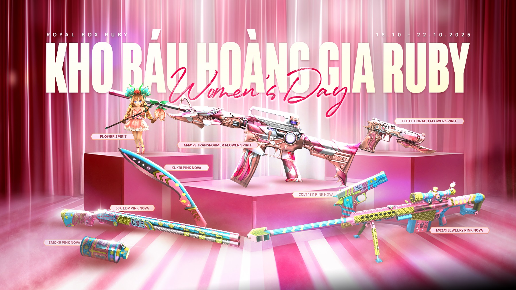 KHO BÁU HOÀNG GIA RUBY WOMEN’S DAY: FLOWER SPIRIT