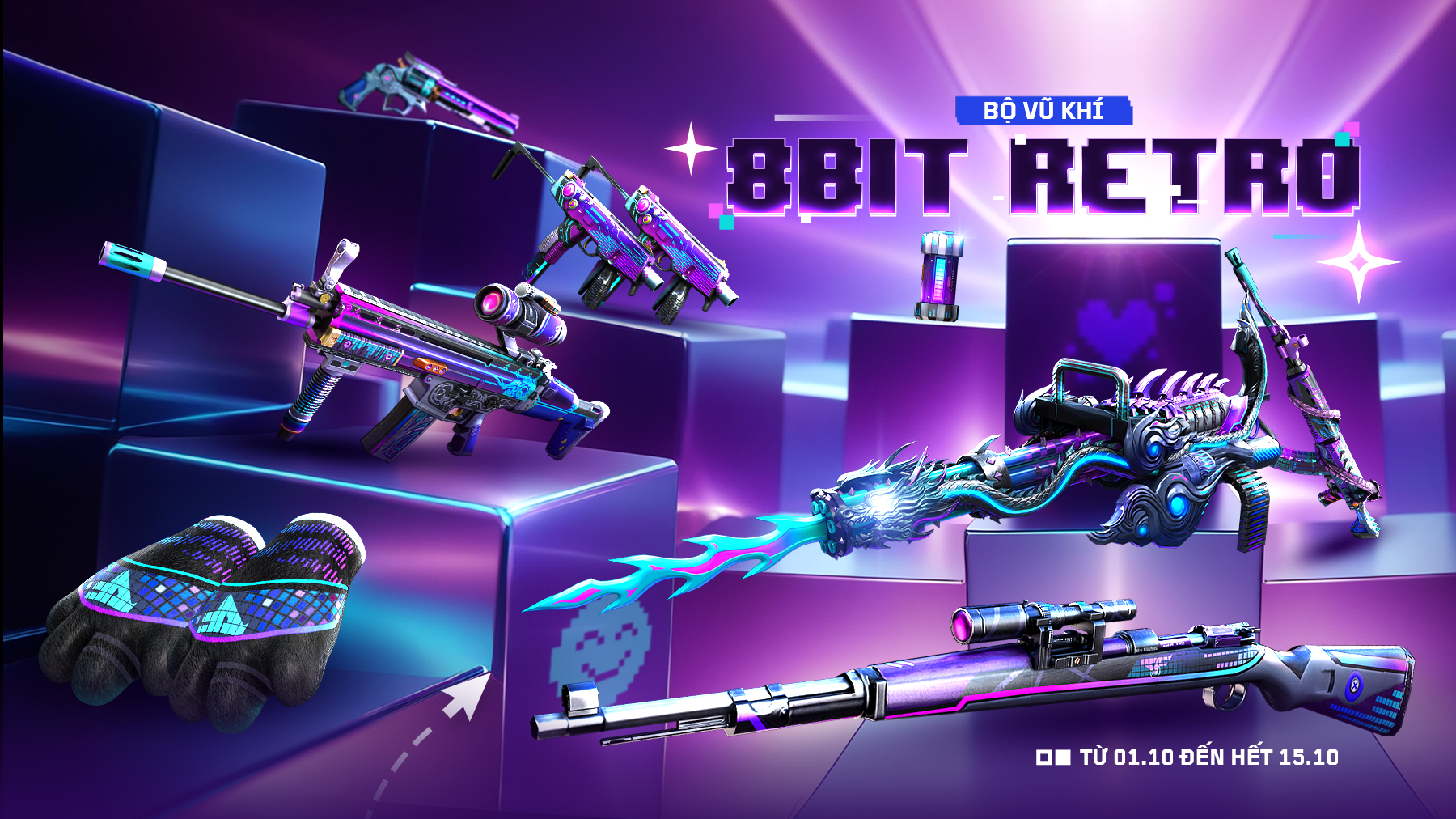 RA MẮT QCMM 8-BIT RETRO: TRỞ VỀ VỚI CÁC TỰA GAME TUỔI THƠ