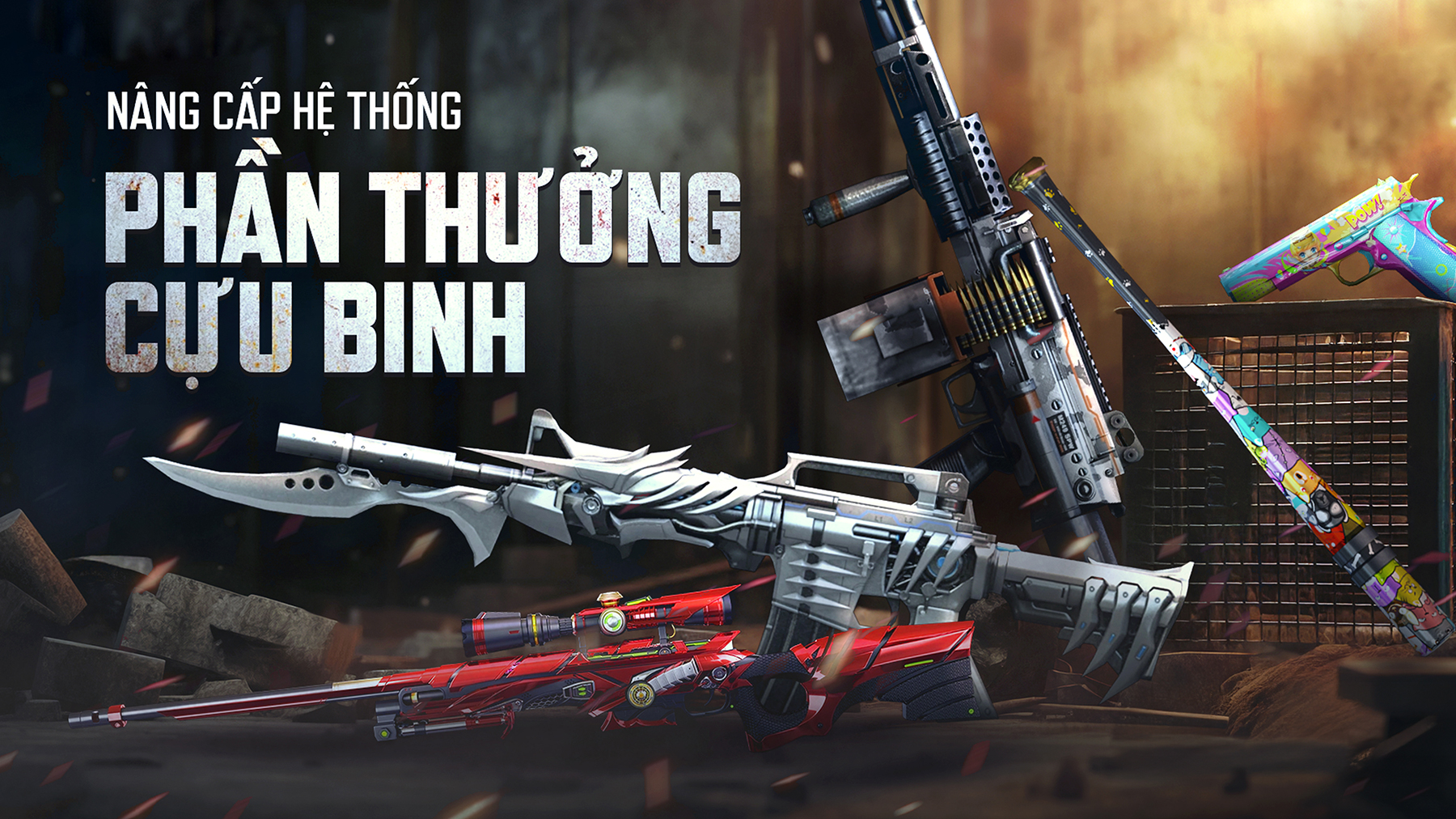 NÂNG CẤP HỆ THỐNG PHẦN THƯỞNG VÀ QUYỀN LỢI ĐỘC QUYỀN DÀNH CHO CỰU BINH