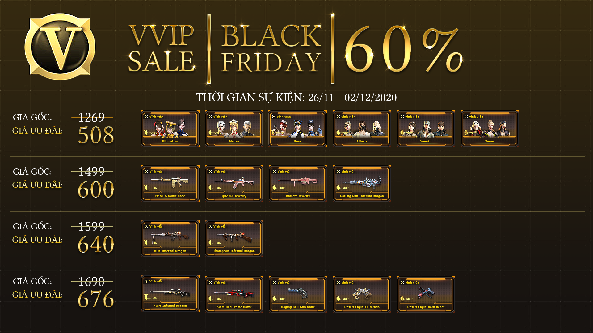 SIÊU SALE BLACKFRIDAY 26/11/2020