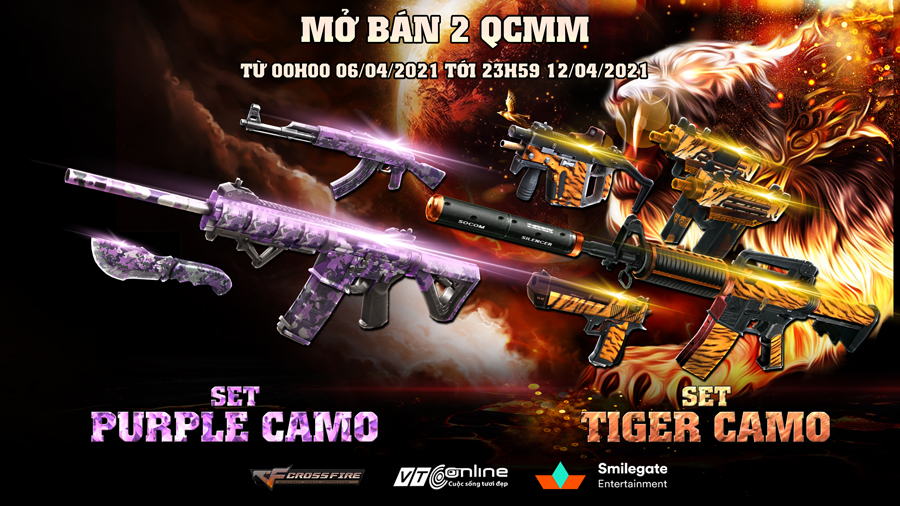 [SỰ KIỆN] MỞ BÁN 2 QCMM PURPLE CAMO VÀ TIGER CAMO