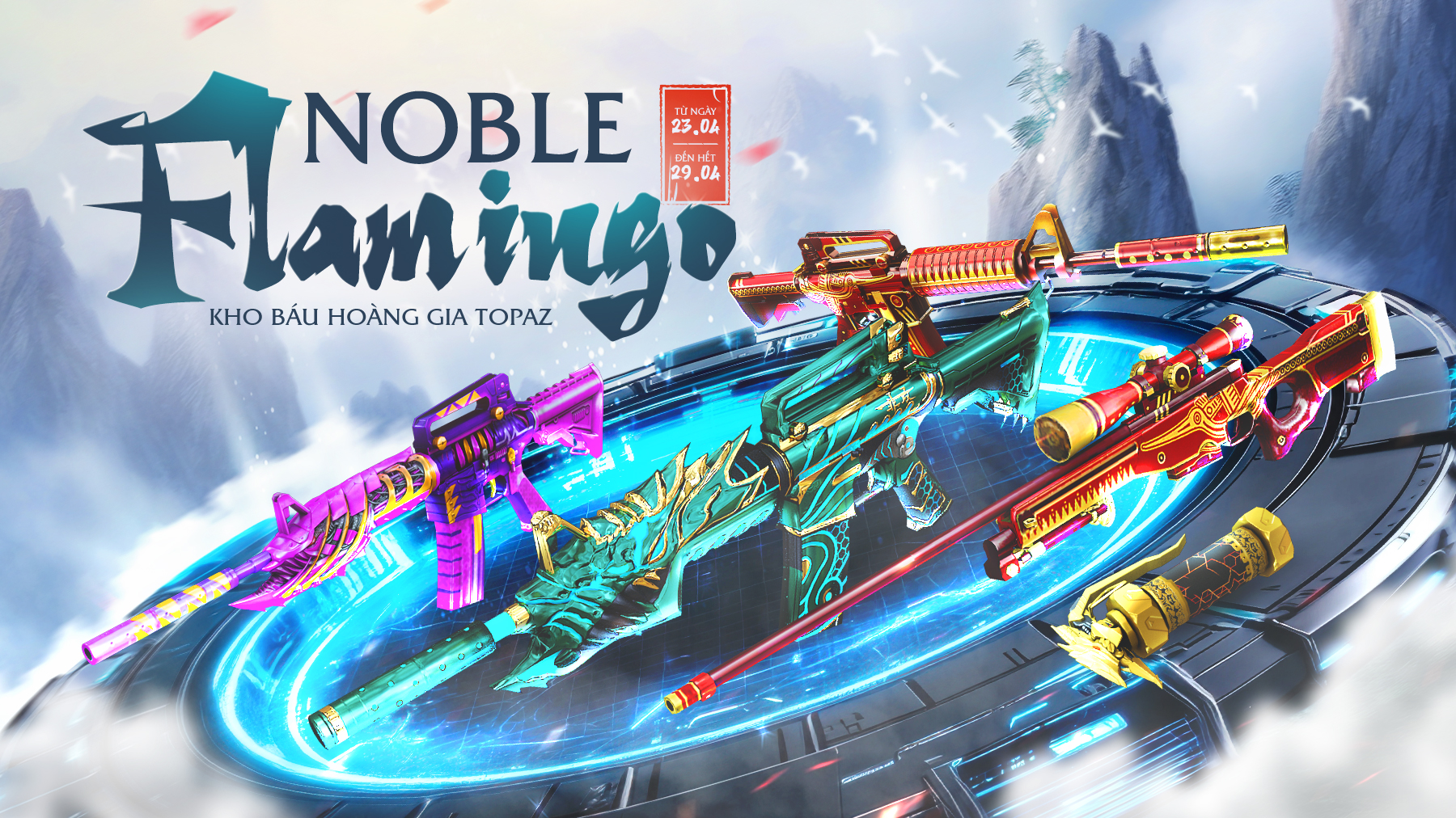 KHO BÁU HOÀNG GIA TOPAZ NOBLE FLAMINGO