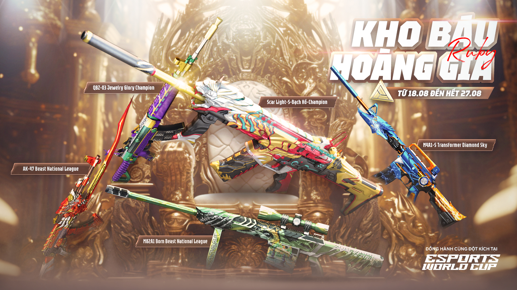 KHO BÁU HOÀNG GIA RUBY EWC 2025: TIẾP LỬA TINH THẦN ESPORTS