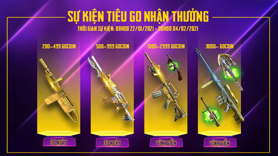 [SỰ KIỆN]COMBO SỰ KIỆN BẤT NGỜ - TIÊU GO NHẬN THƯỞNG VÀ FLASHSALE