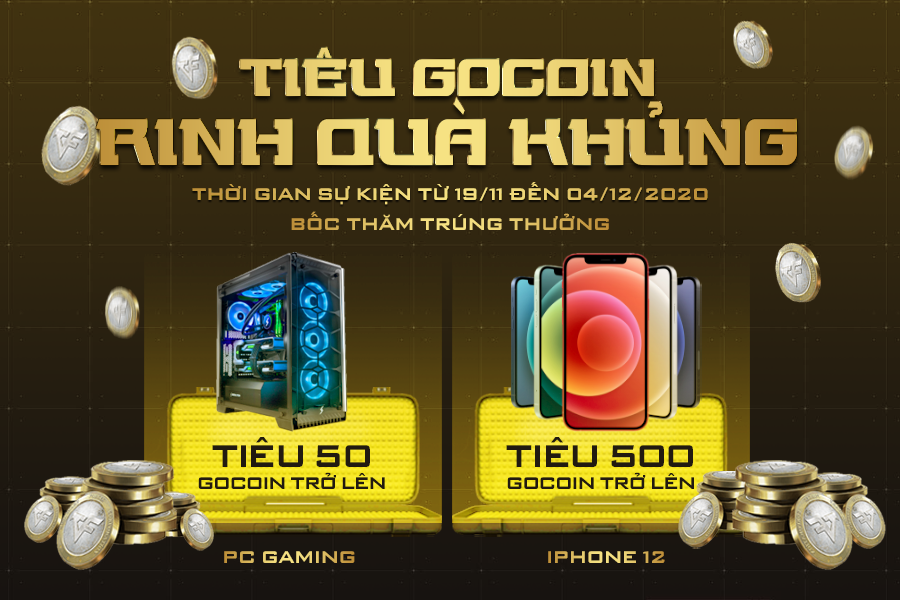 TIÊU GOCOIN - TRÚNG QUÀ KHỦNG