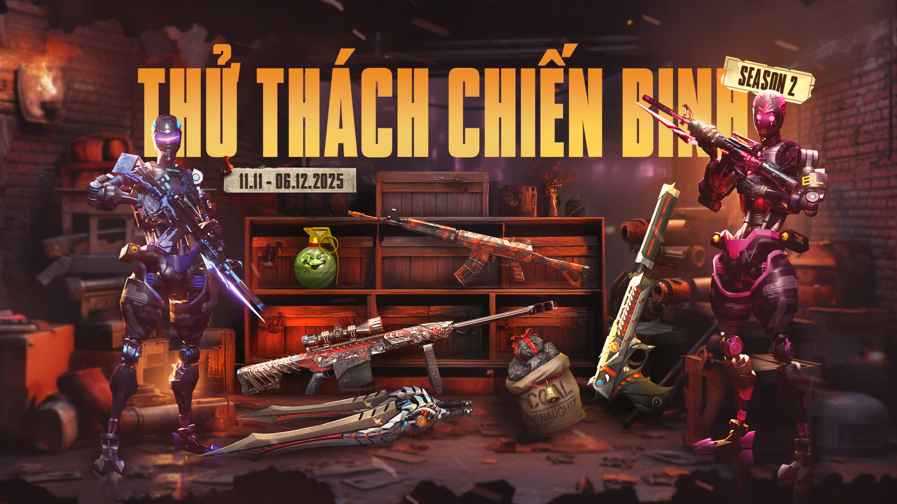 THỬ THÁCH CHIẾN BINH SEASON 2: CÀY GAME NHẬN I.A.S & DESERT EAGLE-S MEGATRON MIỄN PHÍ