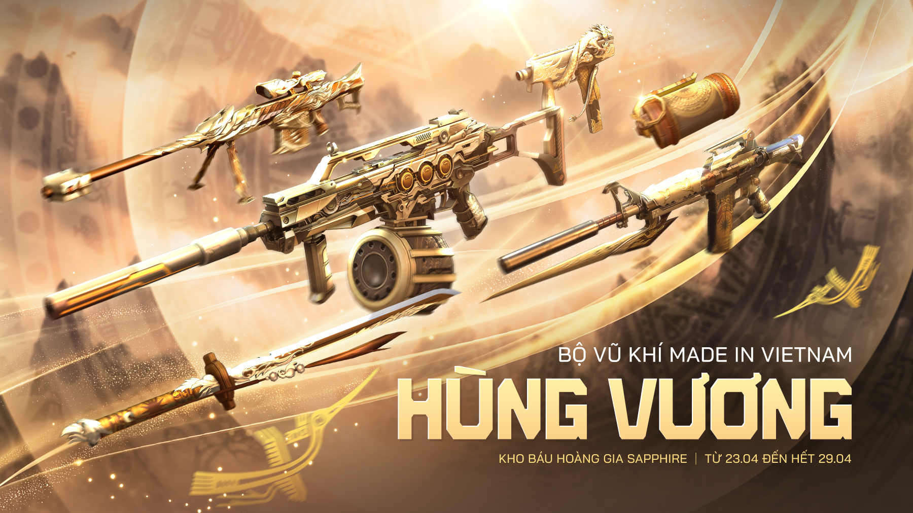 KHO BÁU HOÀNG GIA SAPPHIRE HÙNG VƯƠNG | VŨ KHÍ MADE IN VIETNAM