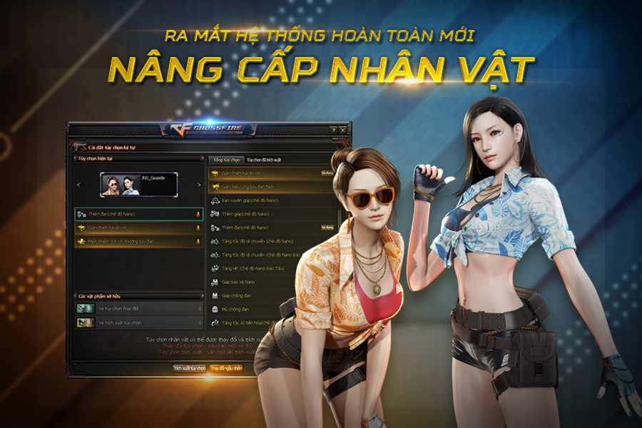 RA MẮT HỆ THỐNG TÍNH NĂNG NHÂN VẬT