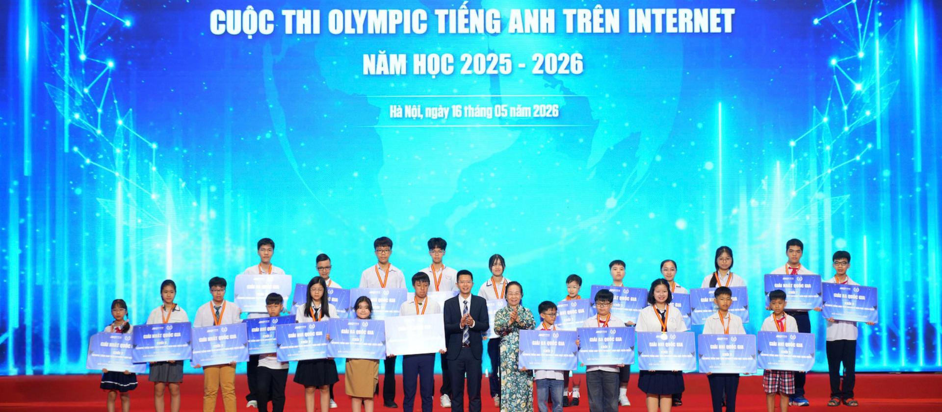 Lễ Vinh danh và Trao giải Quốc gia IOE 2025-2026 tại Hà Nội: Lan tỏa tinh thần học tiếng Anh và khát vọng hội nhập
