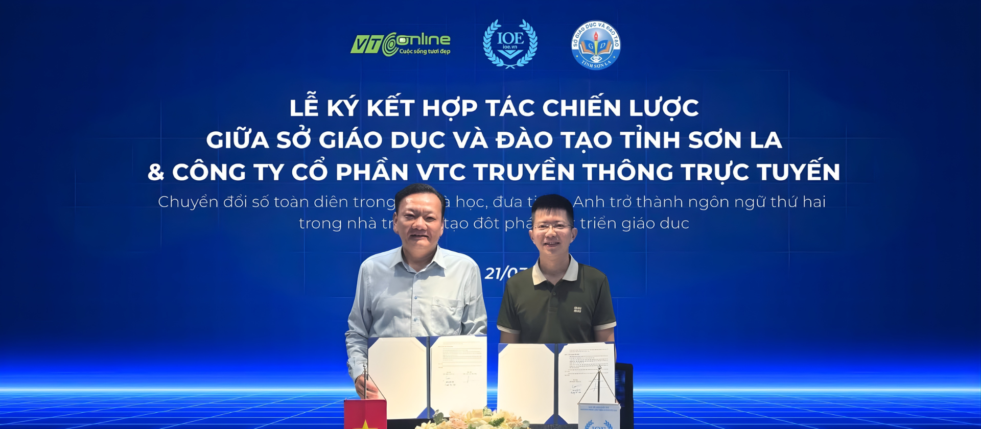 VTC Online và Sở GD&ĐT Sơn La hợp tác chiến lược: Thúc đẩy chuyển đổi số - phát triển giáo dục toàn diện