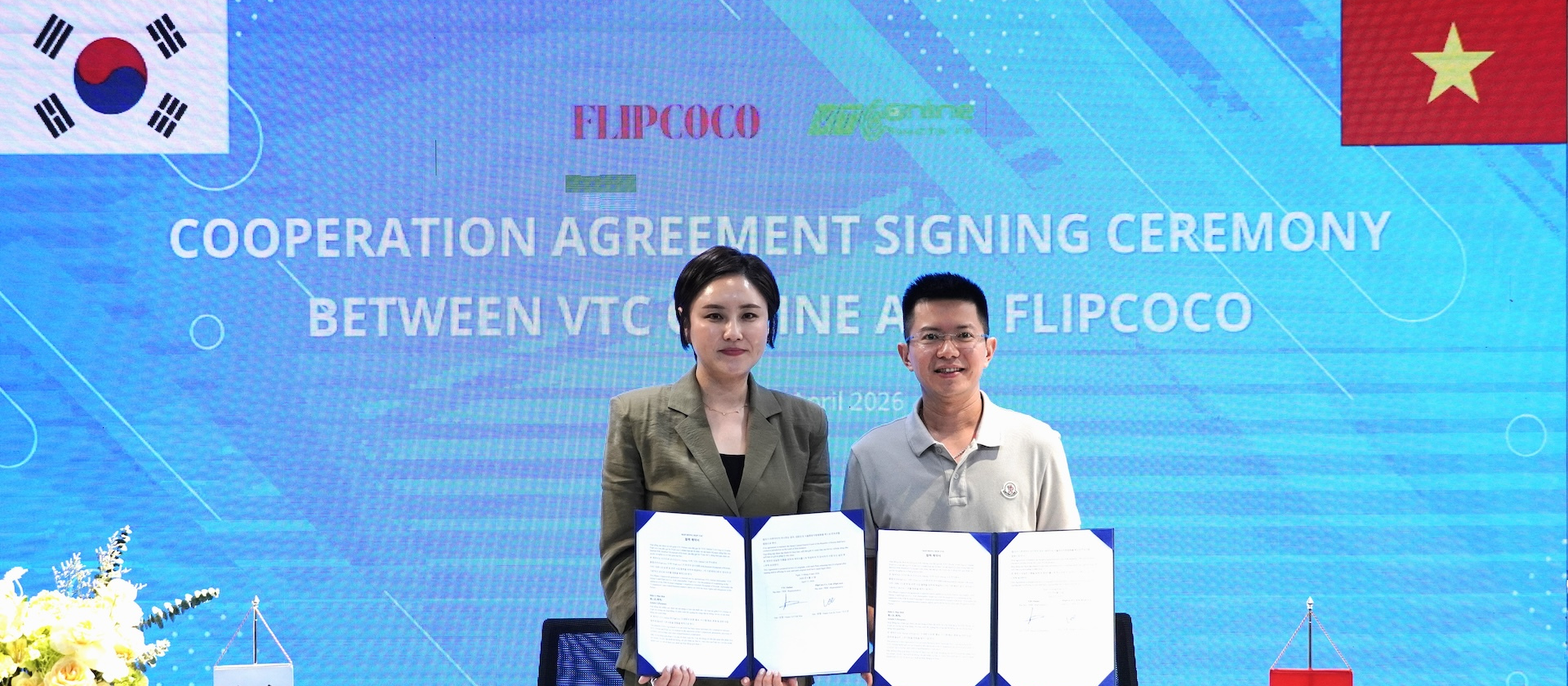 VTC Online và FlipCoco tăng cường hợp tác chiến lược, nâng tầm Cuộc thi IOK