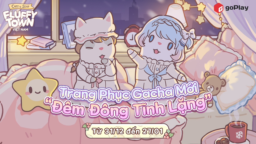 TRANG PHỤC GACHA MỚI “ĐÊM ĐÔNG TĨNH LẶNG” 