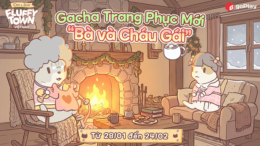 TRANG PHỤC GACHA MỚI “BÀ VÀ CHÁU GÁI” 