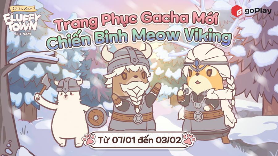 TRANG PHỤC ĐẶC BIỆT “CHIẾN BINH MEOW VIKING”