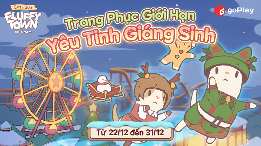 TRANG PHỤC GACHA MỚI “YÊU TINH GIÁNG SINH”